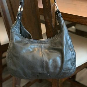 HOBO black leather hobo purse (Authentic